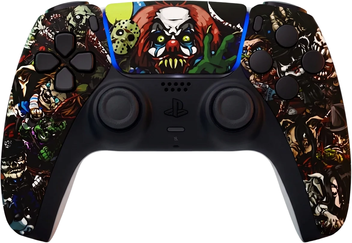 Custom PS5 controller — Inferno Skull